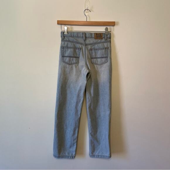 Vintage 12 PLACE high rise denim jeans wide leg classic light blue trendy - Picture 6 of 9